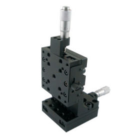 XY positioning stage / manual / 2-axis / micrometer-driven
