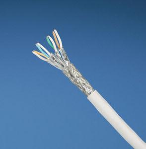 optical data cable / flameproof / twisted pair / category 7