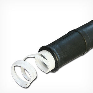 heat-shrink tubing / spiral / for electrical cables / rubber