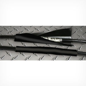 heat-shrink tubing / flat / for cables / abrasion-resistant