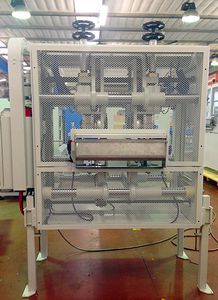 foam cutting machine / guillotine / profile / for extrusion lines
