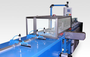 pin insertion machine / semi-automatic / for aluminum roller shutters / for PVC roller shutters