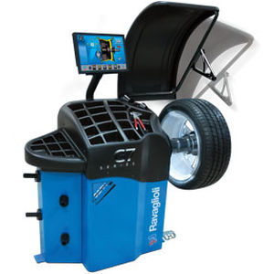 automatic balancing machine / horizontal / dynamic / for wheels