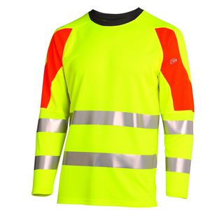 high-visibility T-shirt / work / mesh / polyester