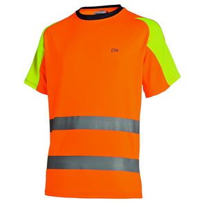 high-visibility T-shirt / work / polyester / breathable