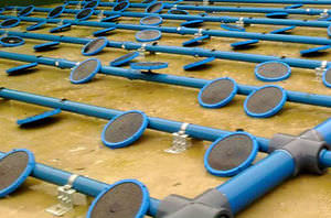 membrane diffuser / disc / fine bubble / for wastewater treatment