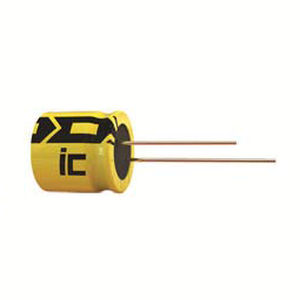 electrolytic capacitor / aluminum / radial / filter
