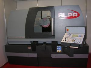 horizontal disc grinding machine / for metal sheets / CNC / horizontal