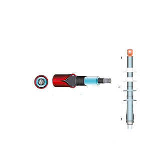 cold-applied push-on cable termination / medium-voltage