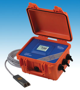 area-velocity flow meter / ultrasonic / for water / for wastewater