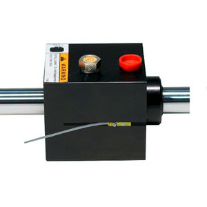 pneumatic rod lock / anodized / pneumatic cylinder-mounted / NFPA