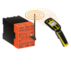 radio remote control / with buttons / with integrated display
