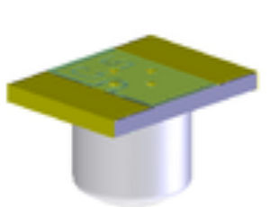 infrared LED / subminiature / square / SMD