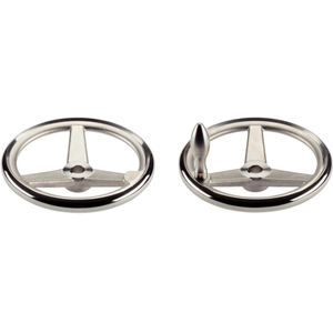operating handwheel / spoked / stainless steel