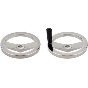 operating handwheel / spoked / aluminum