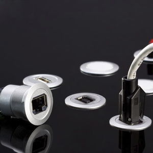 data connector / USB / round