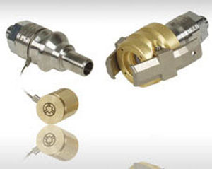 quick coupling / straight / brass / stainless steel