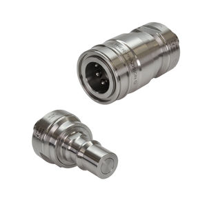 quick coupling / stainless steel / high-pressure / high-temperature