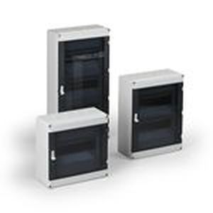 wall-mounted electrical enclosure / polycarbonate / circuit breaker