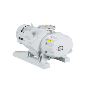 Roots rotary lobe vacuum pump / lubricated / two-stage