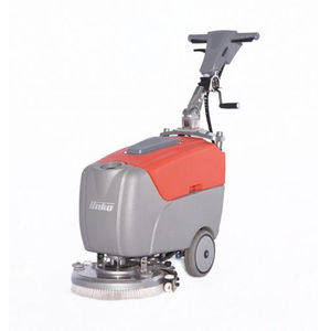 walk-behind scrubber-dryer / battery-powered / compact