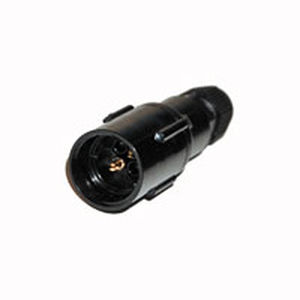 electrical power supply connector / straight / cylindrical / male