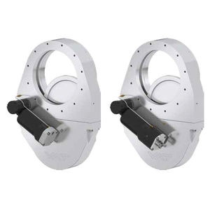 gate valve / pneumatically-operated / shut-off / anodized aluminum