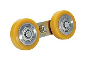 guide roller / polyurethane / double