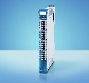 analog input module / temperature / 8 analog inputs / DIN rail