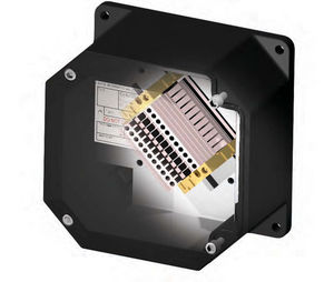 wall-mounted junction box / waterproof / fiberglass-reinforced polyester