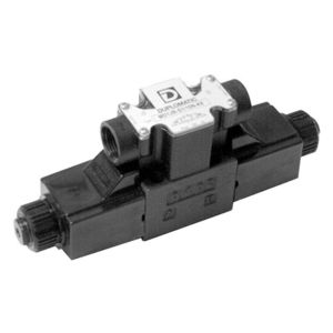 spool hydraulic directional control valve / solenoid-operated / direct-operated / 4-way