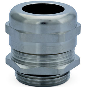 nickel-plated brass cable gland / IP68 / IP69K