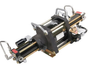 piston pressure booster / gas / multi-stage / air-driven