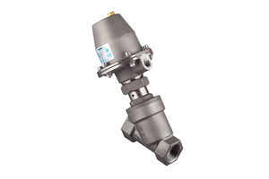 piston valve / for steam / air-operated / control