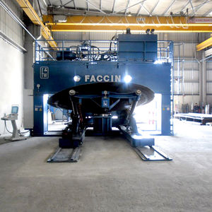 hydraulic press / forming / with manipulator / for dished heads