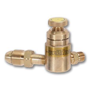 propane pressure regulator / single-stage / brass