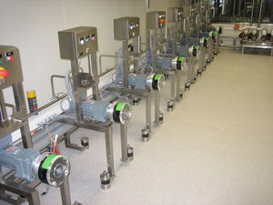 beverage pump / electric / peristaltic / sanitary