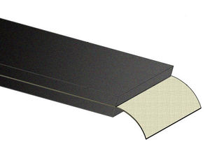 flat transmission belt / rubber / rubber
