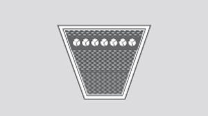 trapezoidal transmission belt / rubber / maintenance-free