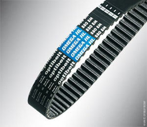 toothed transmission belt / rubber / rubber
