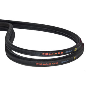 V transmission belt / hexagonal / rubber / industrial