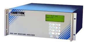 gas analyzer / humidity / for integration / quartz crystal