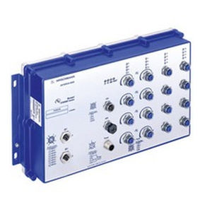 managed network switch / 16 ports / gigabit / PoE