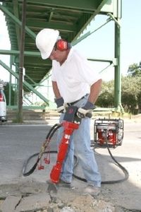 hydraulic breaker / vertical / hand-held
