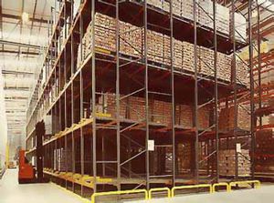 storage warehouse shelving / for heavy loads / dynamic