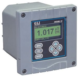 in-line conductivity meter / process