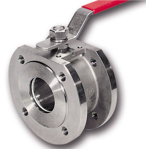 ball valve / lever / for gas / flange