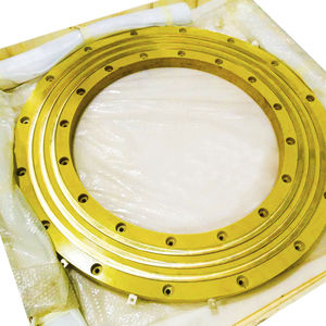 pancake type slip ring / metal / custom