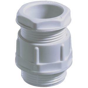 polyamide cable gland / straight / threaded / halogen-free