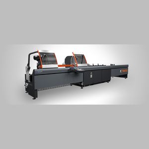 aluminum twin-head cutting-off machine / for PVC / for metals / for plastics